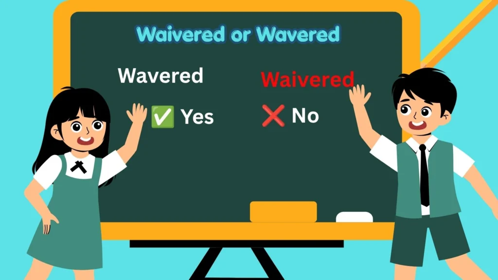 waivered-or-wavered