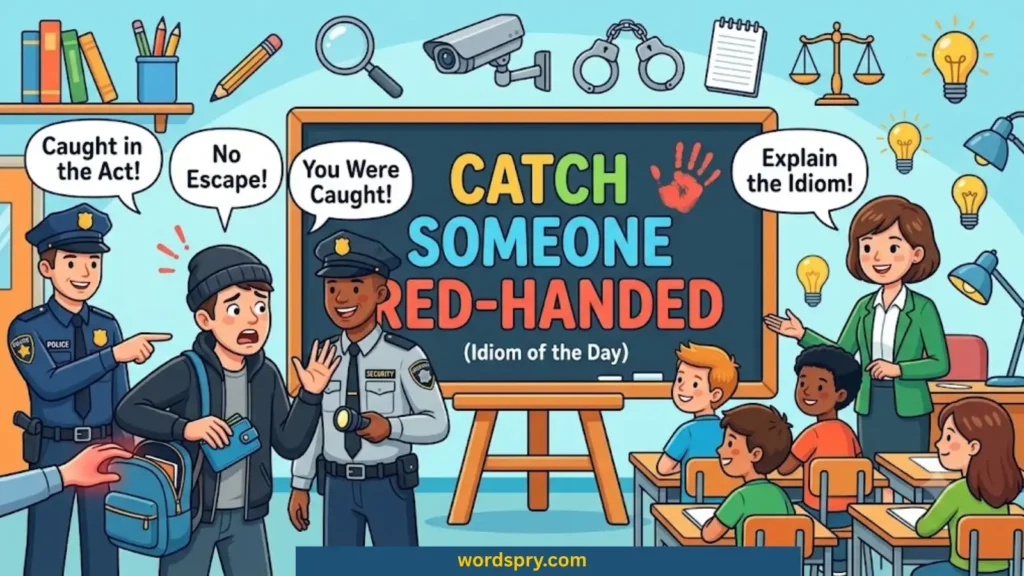 catch-someone-red-handed