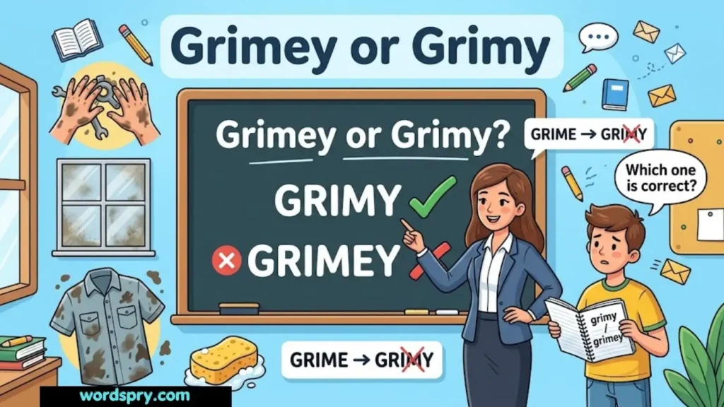 grimey-or-grimy