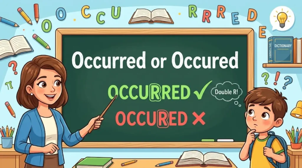 occurred-or-occured