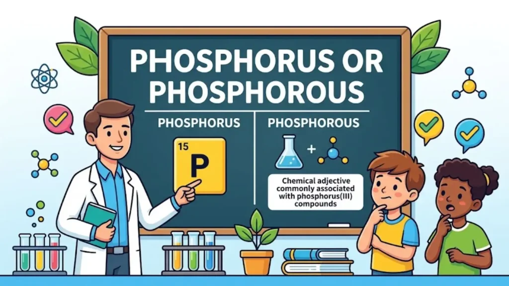 phosphorus-or-phosphorous